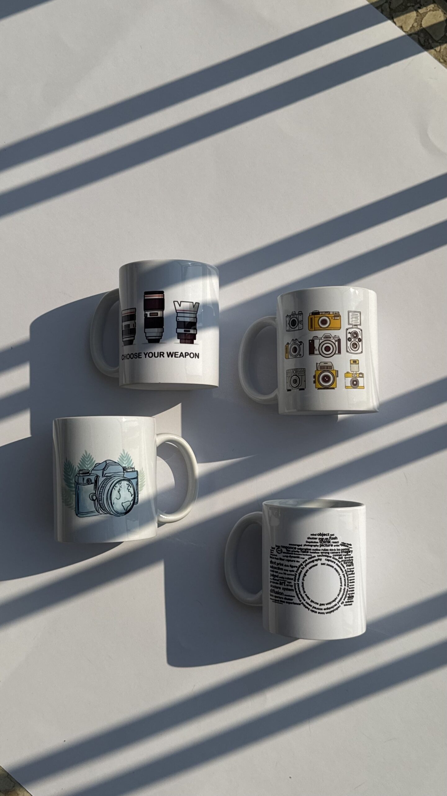 ماگ دست ساز دوربین